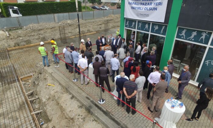 Erenler’in ilk kapalı pazar yerinin temeli atıldı