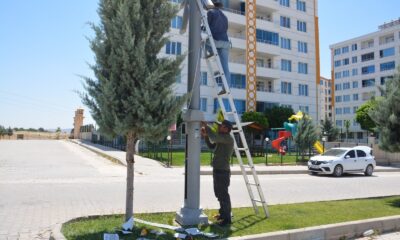 Ergani aydınlatılıyor