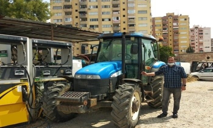 Erzincan’da çalınan traktör Adana’da bularak sahibine teslim edildi