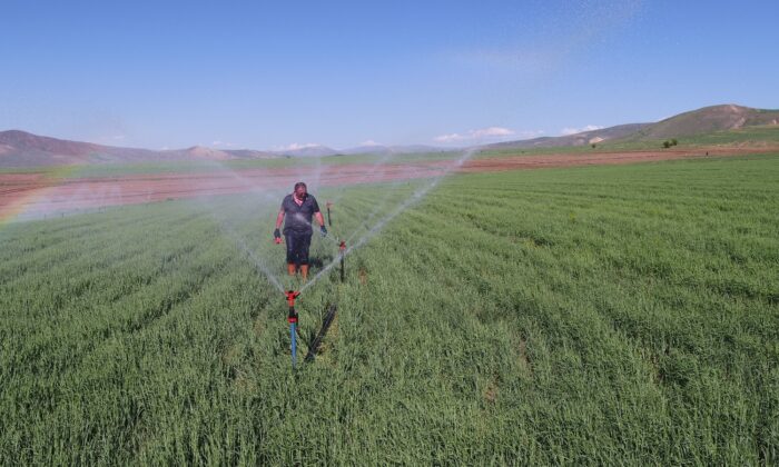 Erzincan’da sulama sezonu başladı