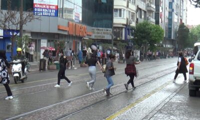 Eskişehir’de yağmur maratonu