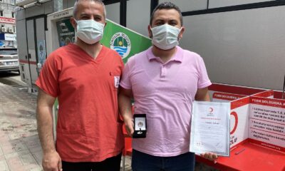 Esnaf’dan örnek davranış; gümüş madalya kazandı