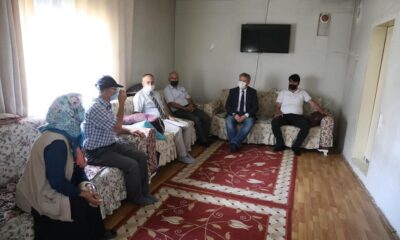 Evlerinin anahtarını Başkan Palancıoğlu verdi