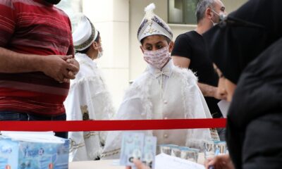 Eyüpsultanlı çocukların sünnet işlemleri başladı