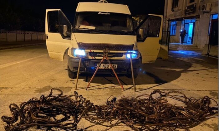 Fabrikadan 70 bin TL’lik kablo çalan hırsız sevgililer serbest kaldı