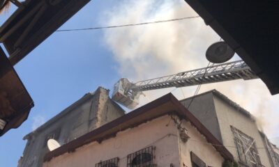 Fatih’te oyuncak deposunda yangın