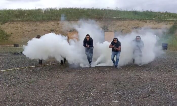 Film sahneleri değil profesyonel polis eğitimleri