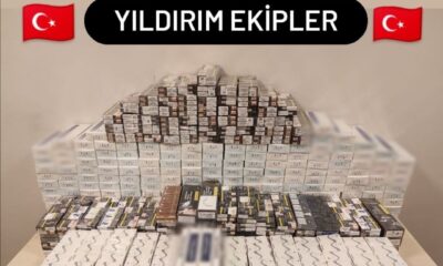 Gaziantep’te 4 bin 297 paket kaçak sigara ele geçirdi