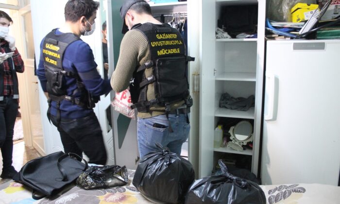 Gaziantep’te dev narkotik operasyonu: 310 kişi hakkında gözaltı kararı verildi