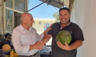 Gece aldığı karpuzun parasını sabah ödedi