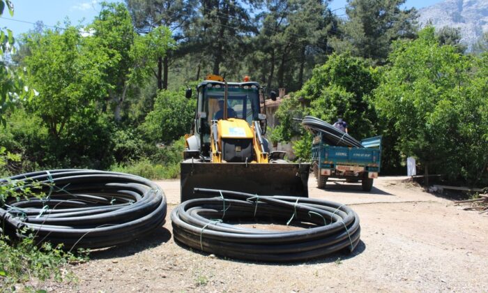 Gedelme Yaylası’na damlama sulama hattı çekildi