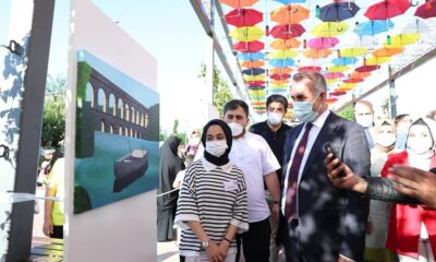 Geleceğin sanatçıları Sultanşehir Resim Sergisi’nde hünerlerini sergiledi