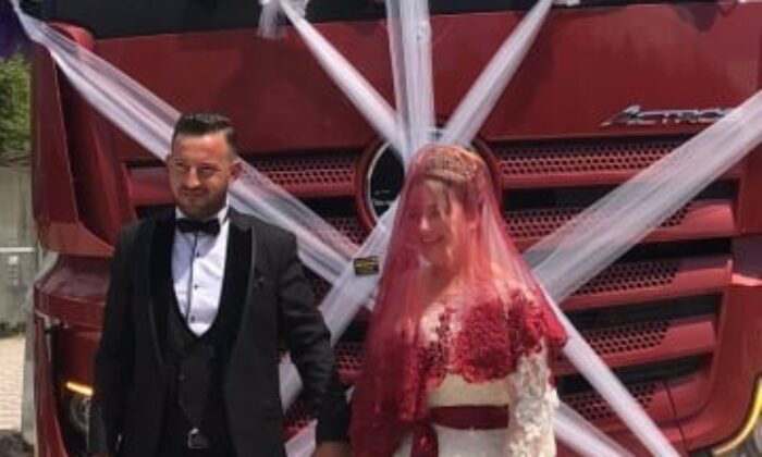 Gelin tıra bindi ya nasip dedi