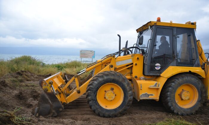 Gemlik sahilleri yaza hazırlanıyor