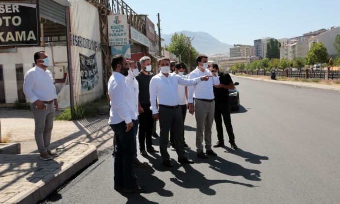 Genel Sekreter Çelikel, Hıdırellez Caddesi ve otogarı gezdi