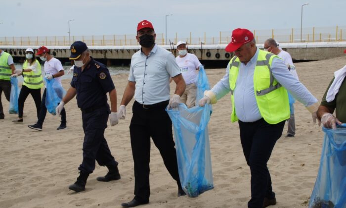 Geyikli’de sahil temizliği gerçekleştirildi