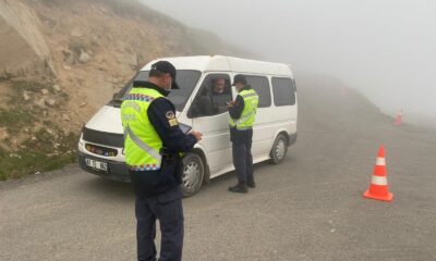 Giresun’da jandarma ekipleri alkol denetimi gerçekleştirdi