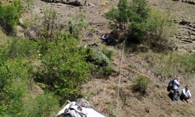 Giresun’da otomobil uçuruma yuvarlandı: 2 ölü, 2 yaralı