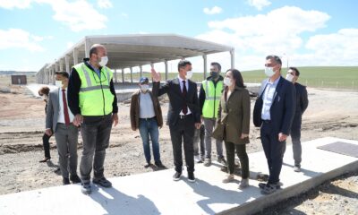 Gölbaşı Belediye Başkanı Şimşek, devam eden projeleri yerinde inceledi