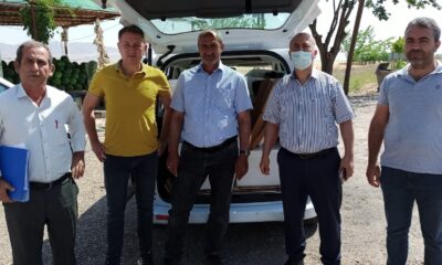 Gölbaşı’nda Antep fıstığı gözü dağıtıldı