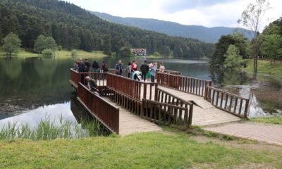 Gölcük Tabiat Parkı aylar sonra haftasonu tatilci ağırladı