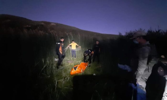 Gölete düşen göçmenin cansız bedeni bulundu