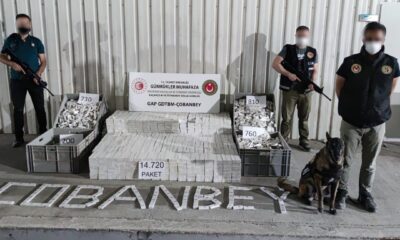 Gümrük Muhafaza Ekiplerince çok sayıda bandrolsüz sigara ve yüklü miktarda uyuşturucu yakalandı