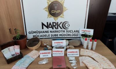 Gümüşhane’de uyuşturucu ticaretine ağır darbe