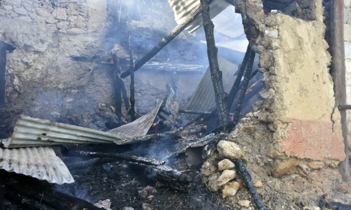 Gümüşhane’de yangın