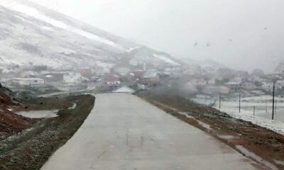 Gümüşhane’ye Haziran ayında kar yağdı