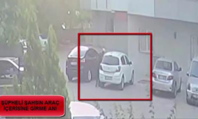 Gündüz vakti park halindeki otomobili soydu