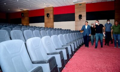 Gürkan, Fuar Merkezi’nde inceleme yaptı