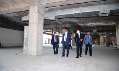 Gürkan, Yimpaş binasında incelemelerde bulundu