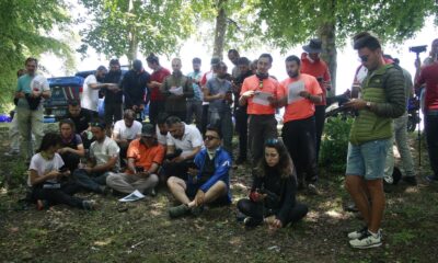 Gürle dağında yamaç paraşütü heyecanı