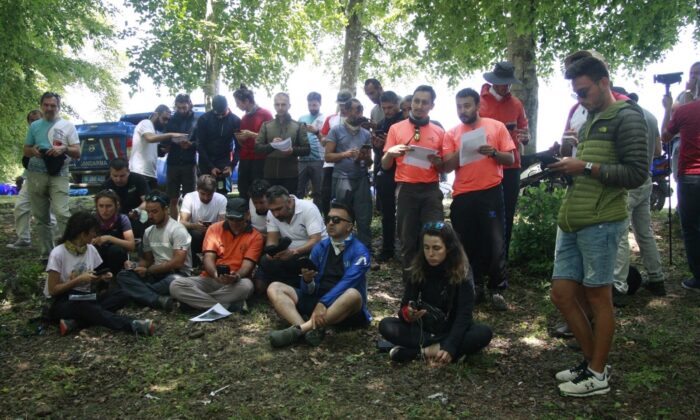 Gürle dağında yamaç paraşütü heyecanı