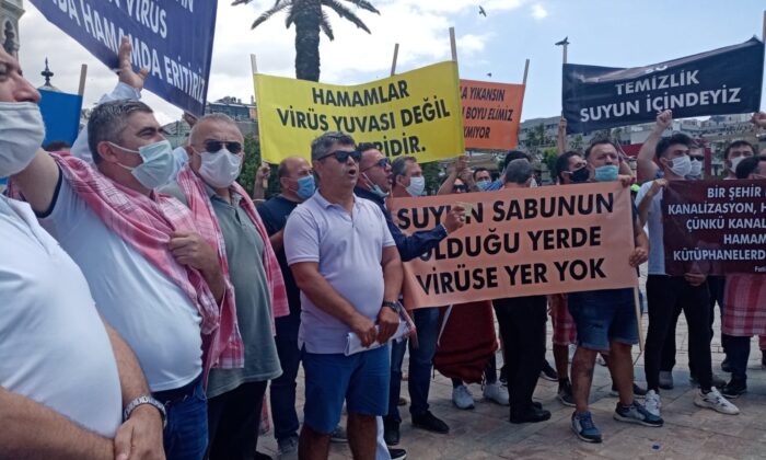 Hamam ve sauna işletmecilerinden açılma talebi