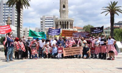 Hamamcılardan peştamal ve sabunlu eylem