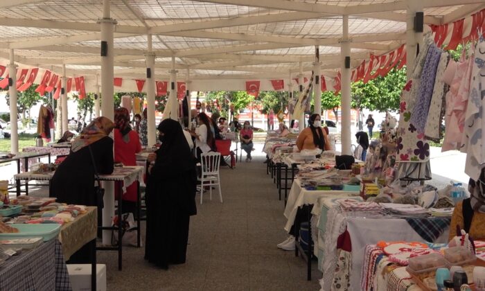 ’Hanımeli Pazarı’ kadınlara gelir kapısı oldu