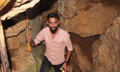 Harput’a çıkanların uğrak noktası Buzluk Mağarası, giren 5 dakika duramıyor