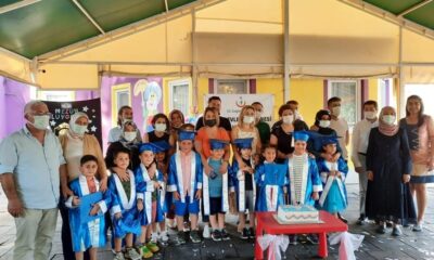 Hastane kreşinde mezuniyet heyecanı