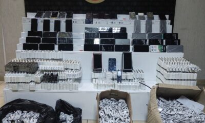 Hatay’da kaçak cep telefonu operasyonu