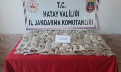 Hatay’da şüpheli paketten uyuşturucu çıktı