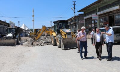 Havza’da sanayi sitesinde altyapı ve yol çalışması başladı