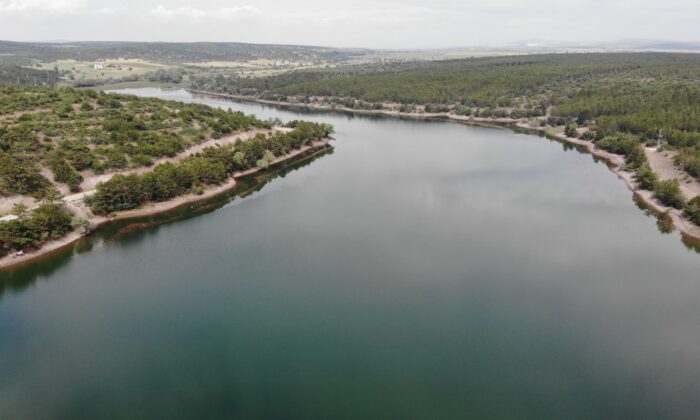 Haziran yağmurları Musaözü Göleti’ni canlandırdı