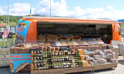 Highway’de yöresel ürünler pazarı açıldı