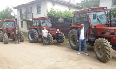 Hisarcık’ta ORKÖY desteğiyle 6 orman köylüsü traktörlerine kavuştu
