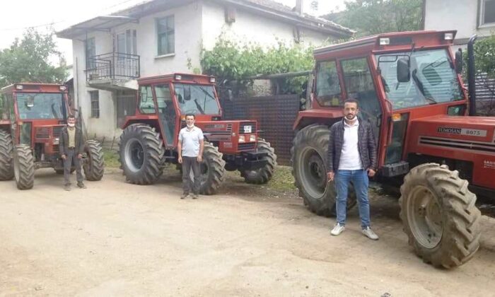 Hisarcık’ta ORKÖY desteğiyle 6 orman köylüsü traktörlerine kavuştu