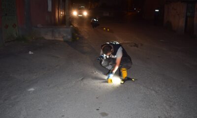 Husumetlisini bacağından vurdu