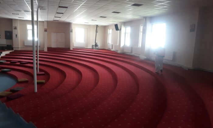 İbadethanelerin dezenfekte çalışmaları devam ediyor