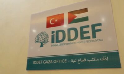 İDDEF’in Gazze ofisi açıldı